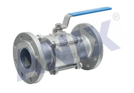 高性能三片式法蘭球閥