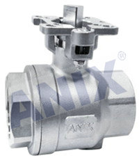 1000WOG兩片式高平台內螺紋球閥