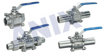 1000WOG三片式焊接球閥