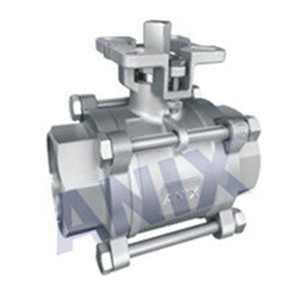 1000WOG三片式高平台螺紋球閥