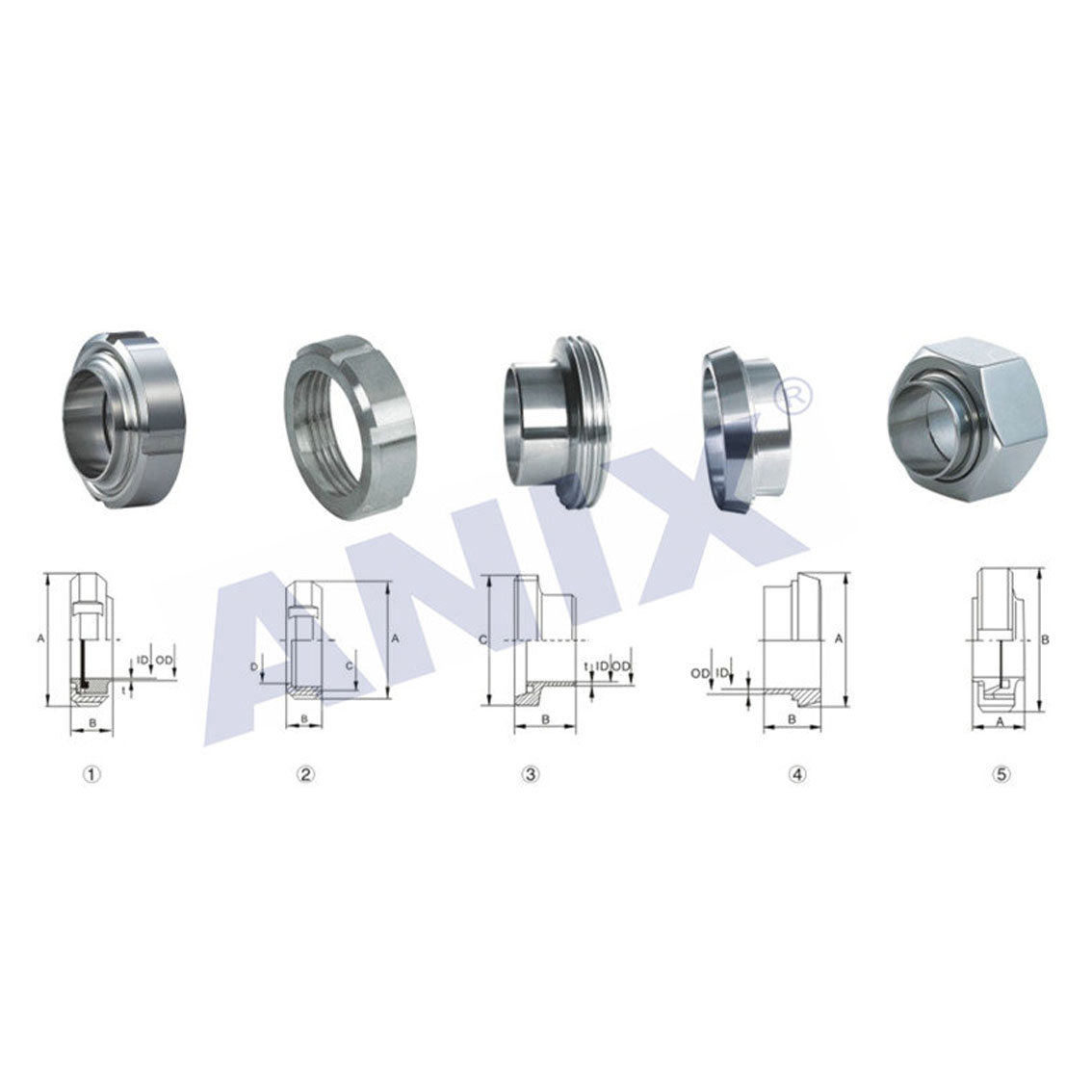 衛生級不鏽鋼接頭