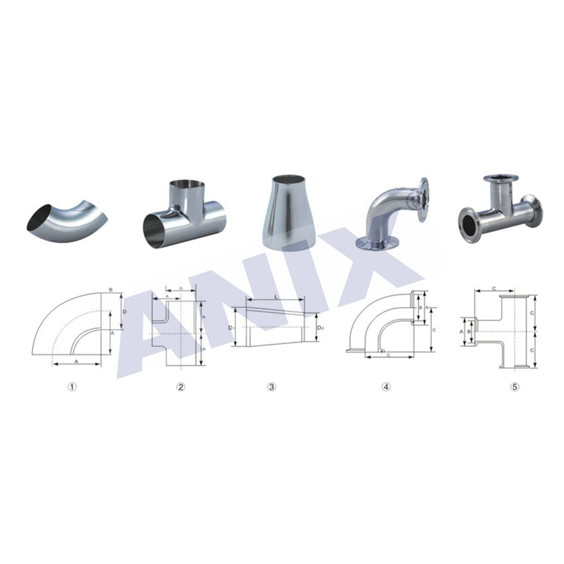 衛生級不鏽鋼管件