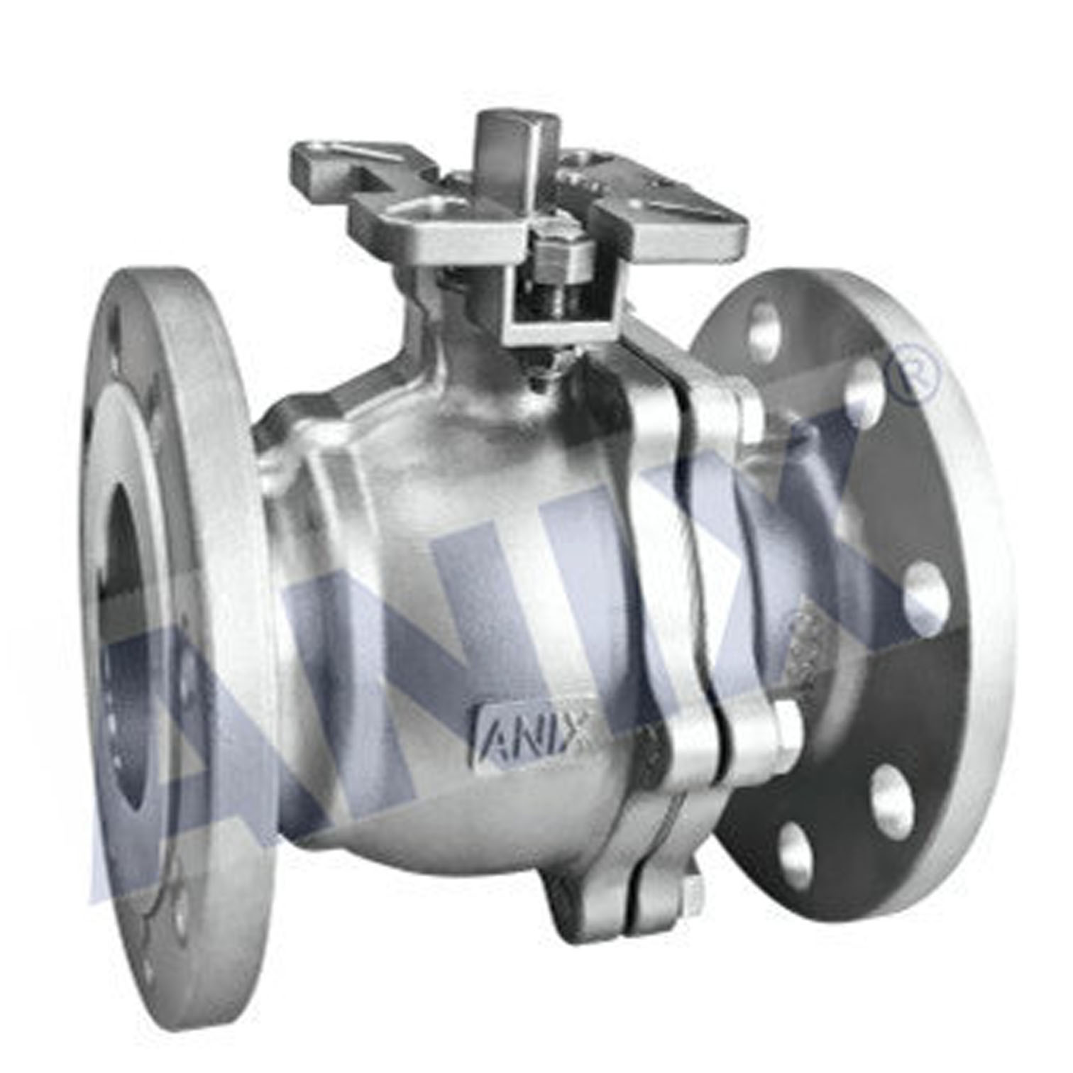 美標法蘭高平台球閥