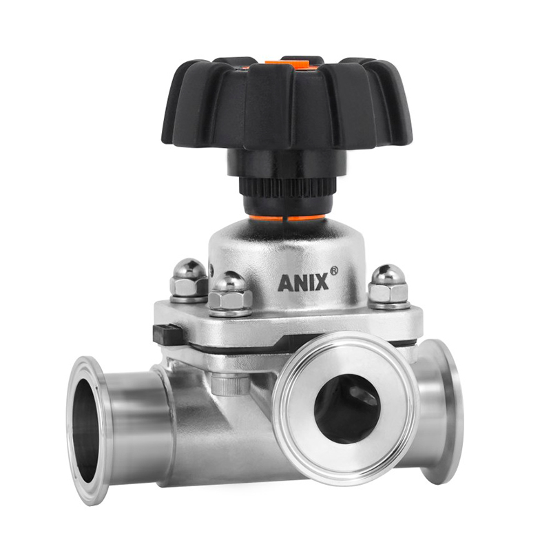 三通無菌鑄造隔膜閥