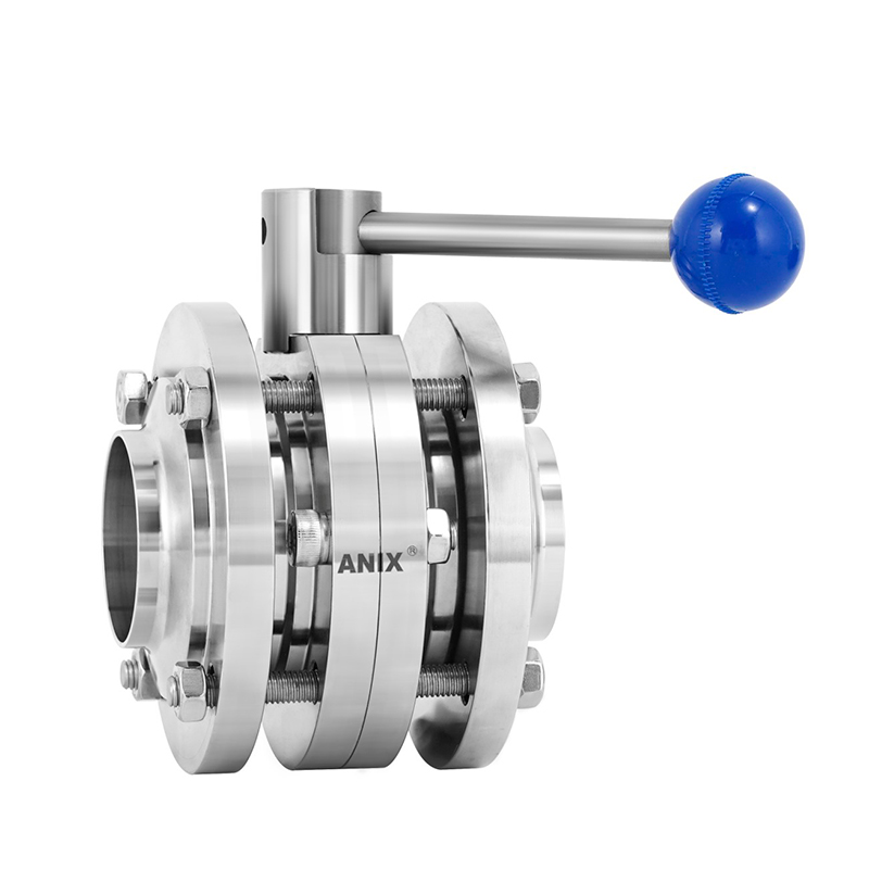 法蘭式三片蝶閥